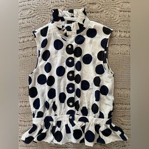 Alice Ritter Brooklyn polka dot top. Size Medium. Worn twice.